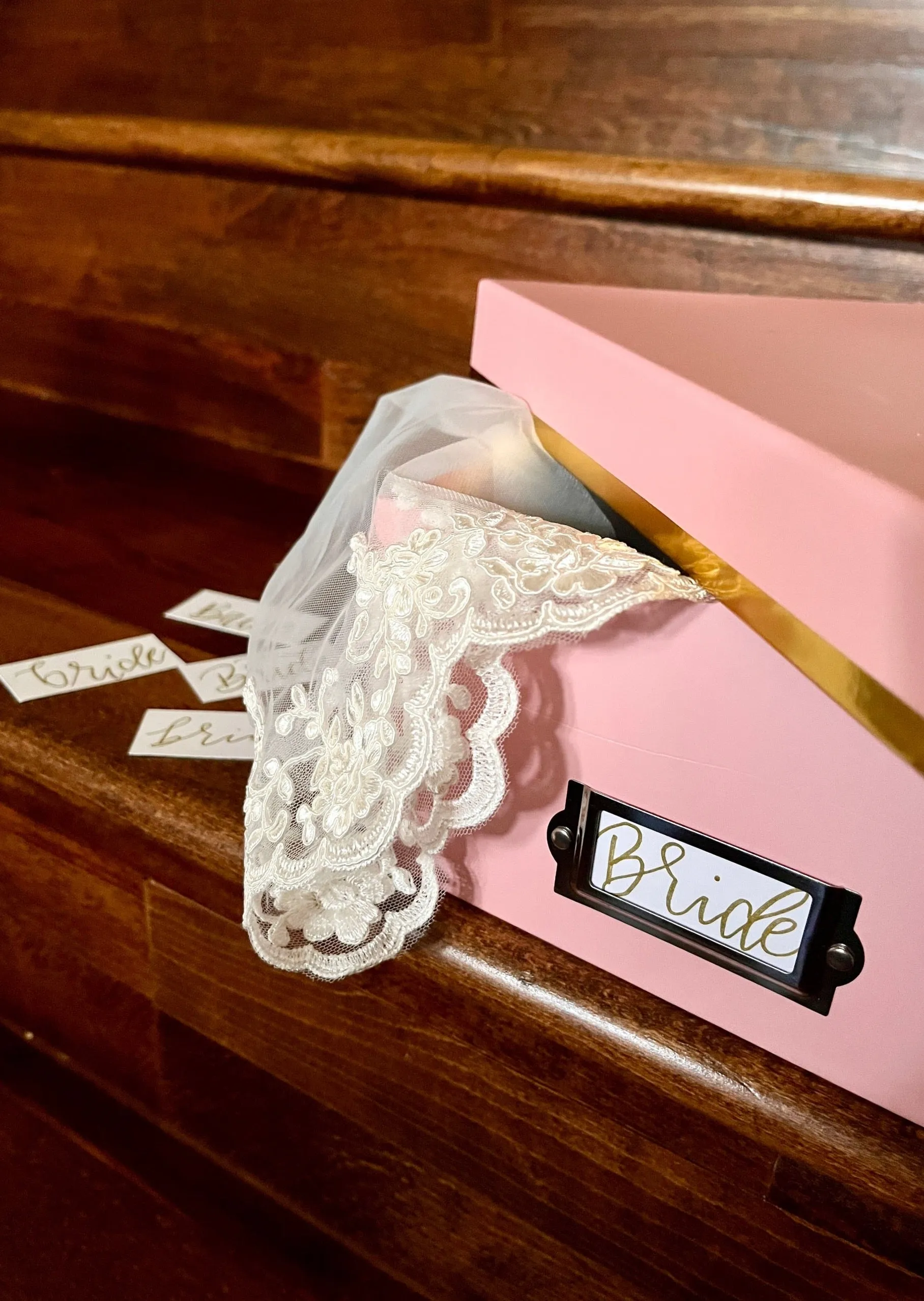 DIY Lace Fingertip Length Wedding Veil Pattern PDF Tutorial