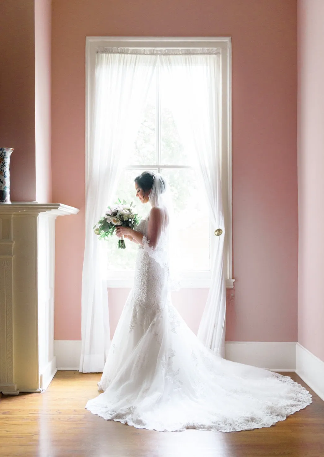 DIY Lace Fingertip Length Wedding Veil Pattern PDF Tutorial
