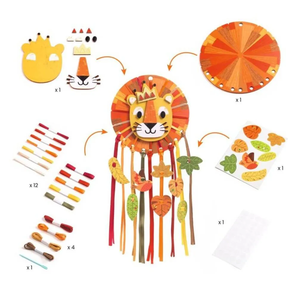 Djeco Do It Yourself Little Lion Dreamcatcher