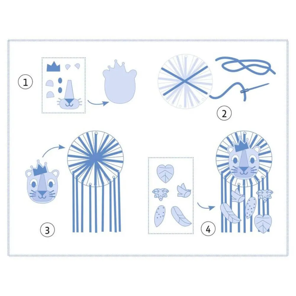 Djeco Do It Yourself Little Lion Dreamcatcher