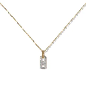 DNA Mini Pave Diamond Necklace for Men