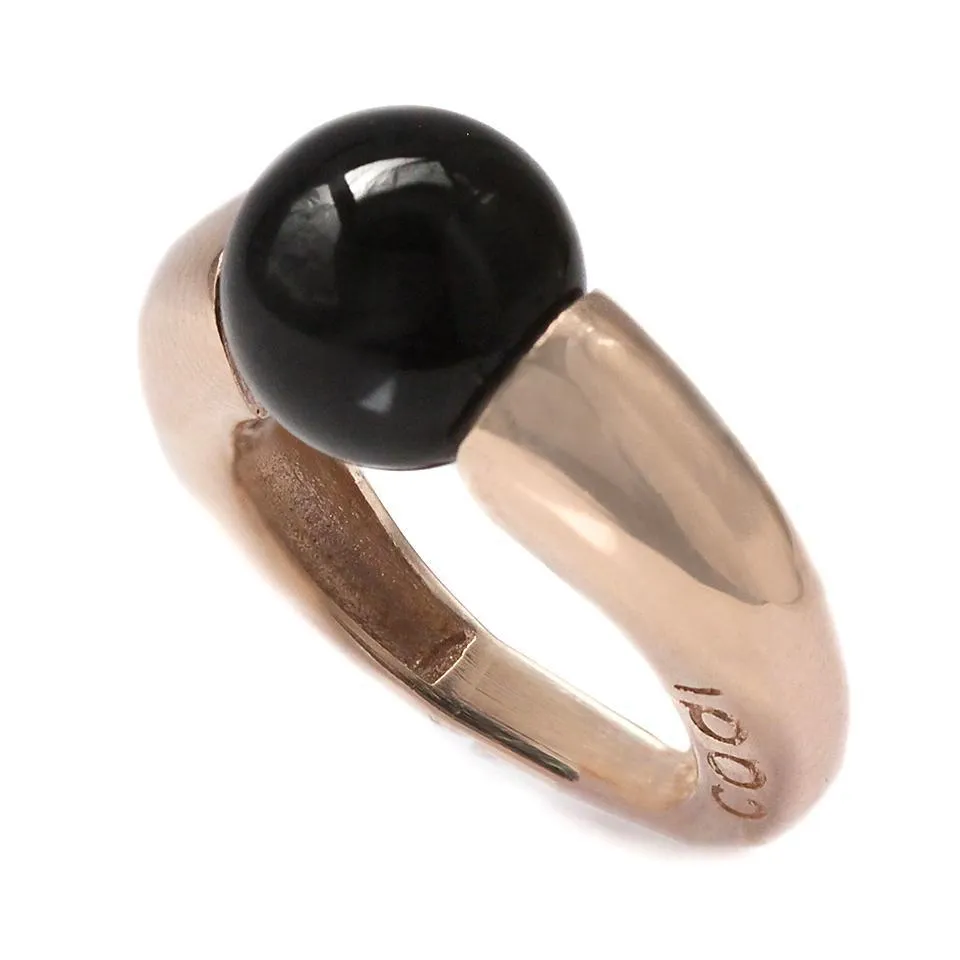 Donut- rose gold solitaire ring