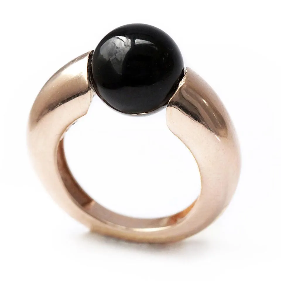 Donut- rose gold solitaire ring