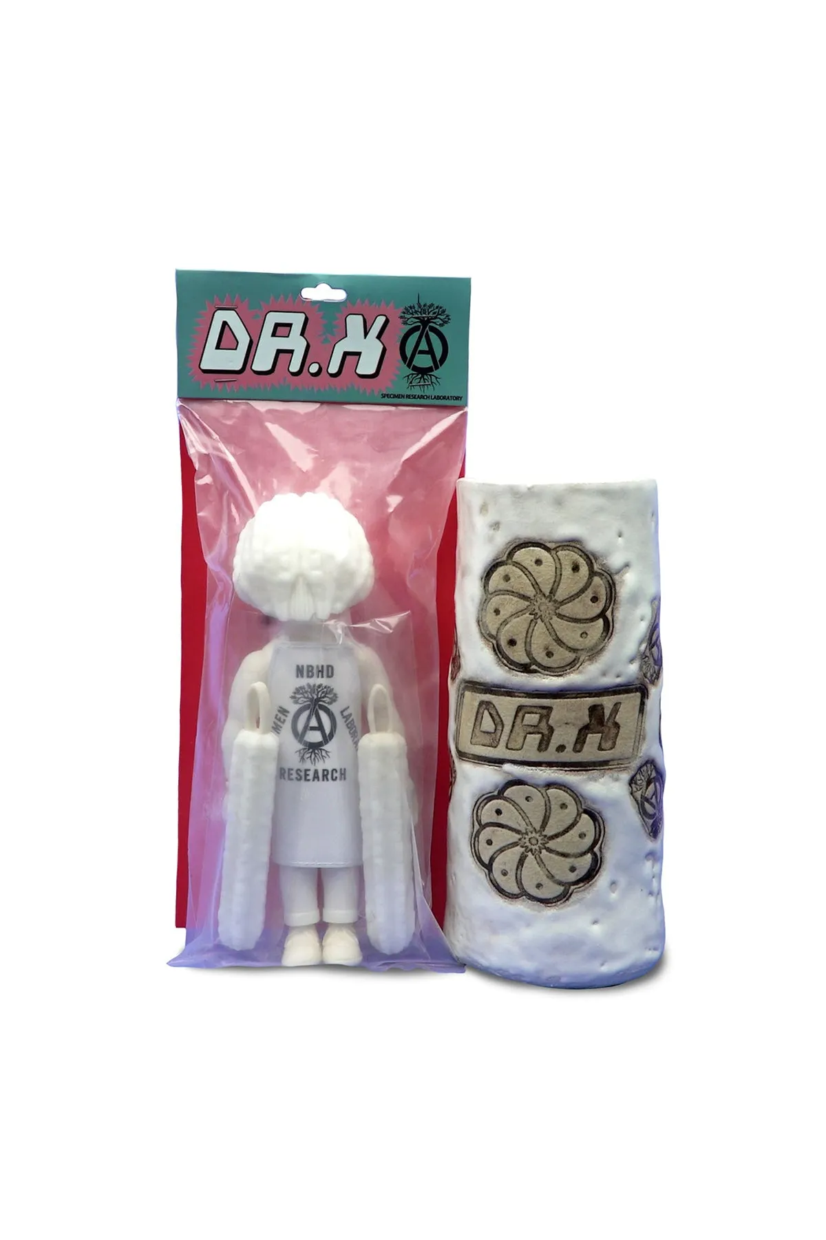 DRx ROMANELLI | DRx X SRL SETS: CERAMIC VESSEL & UV LIGHT & TOY & SHIRT