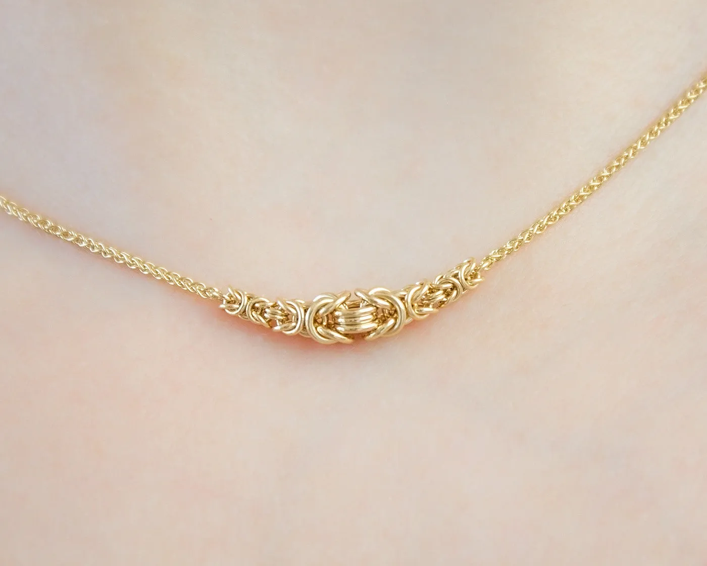 Elegant Byzantine Station Necklace