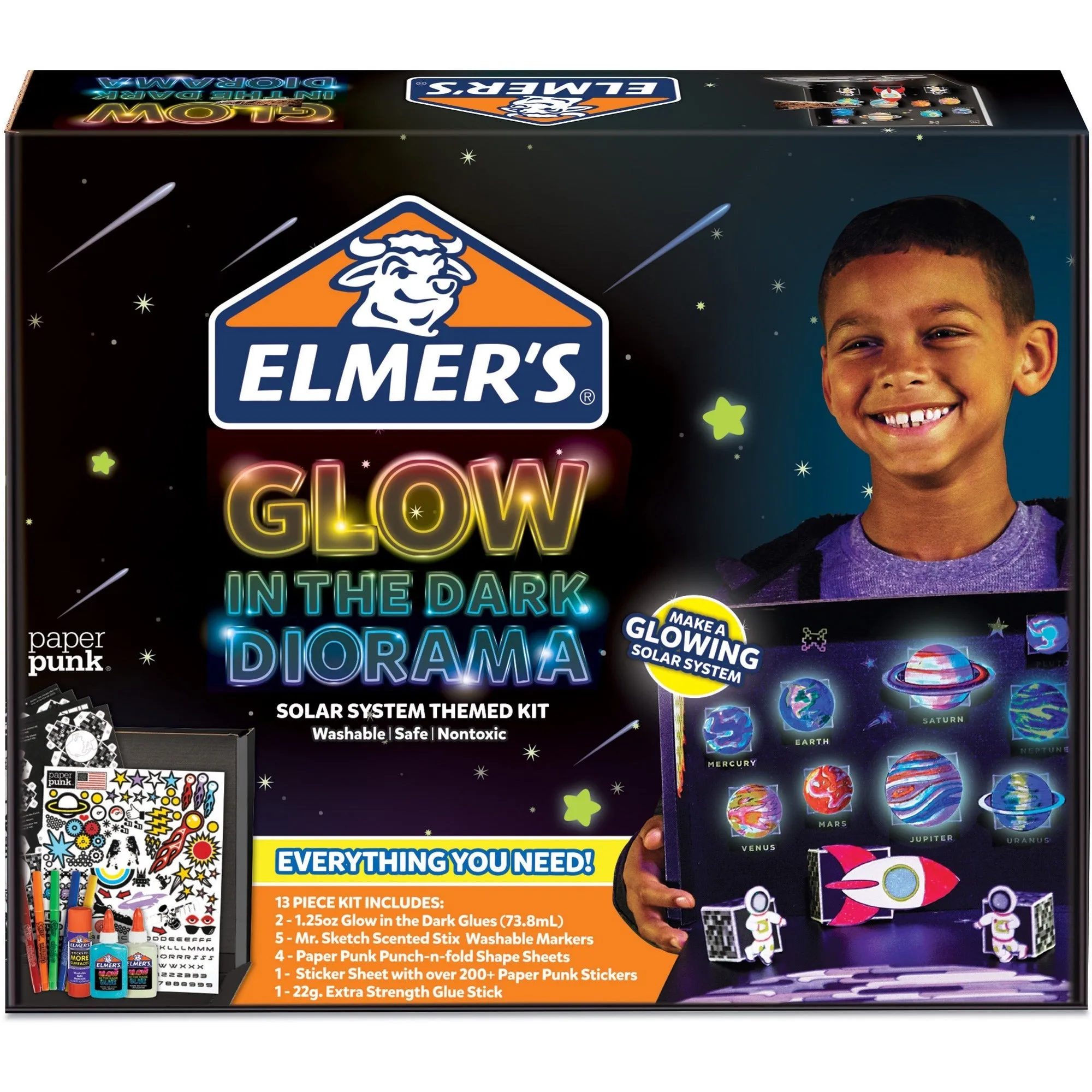 Elmer's Glow In The Dark Diorama Kit
