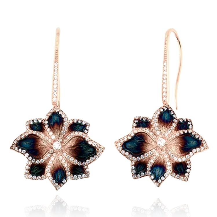 Ember Magnolia Earrings