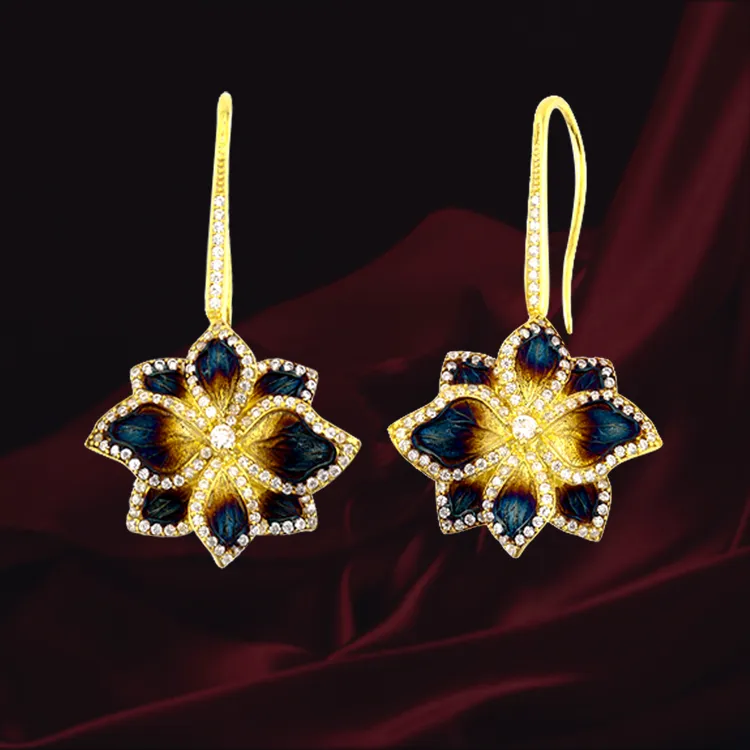 Ember Magnolia Earrings