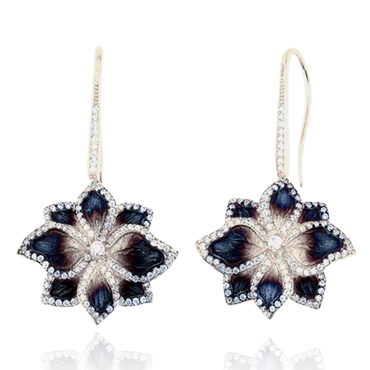 Ember Magnolia Earrings