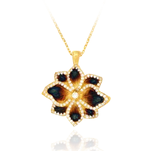 Ember Magnolia Pendant