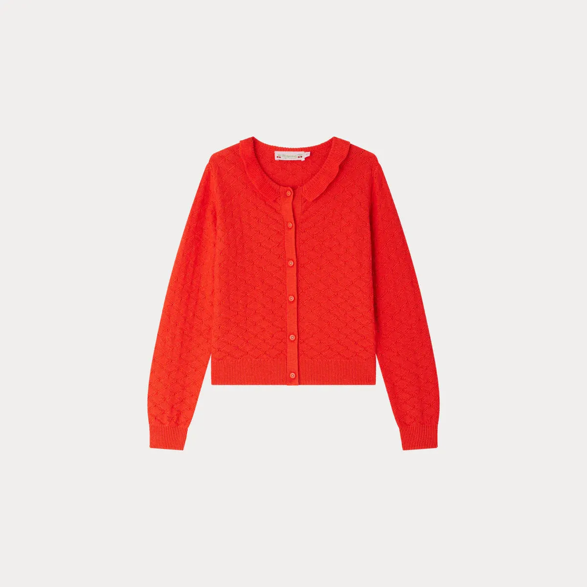Emy lace-trimmed cardigan