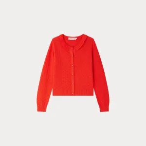 Emy lace-trimmed cardigan
