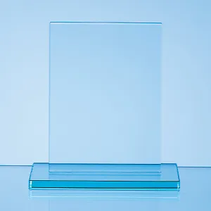 Engraved Jade Glass Rectangle Award