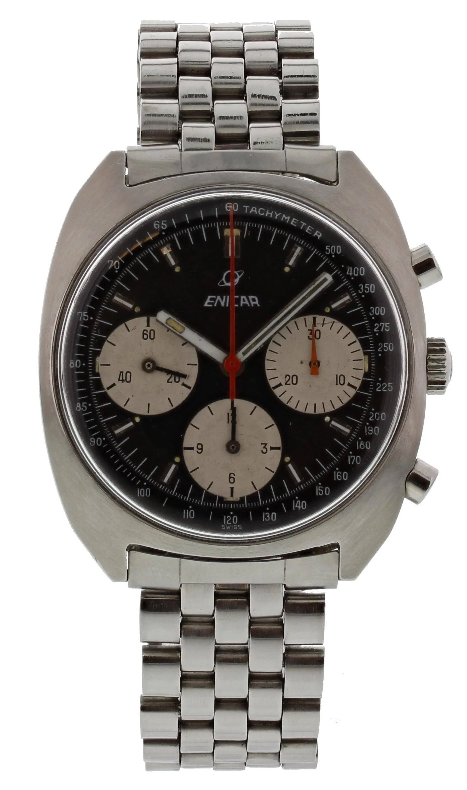 Enicar Chronograph Vintage 072-01-03 Valjoux 72