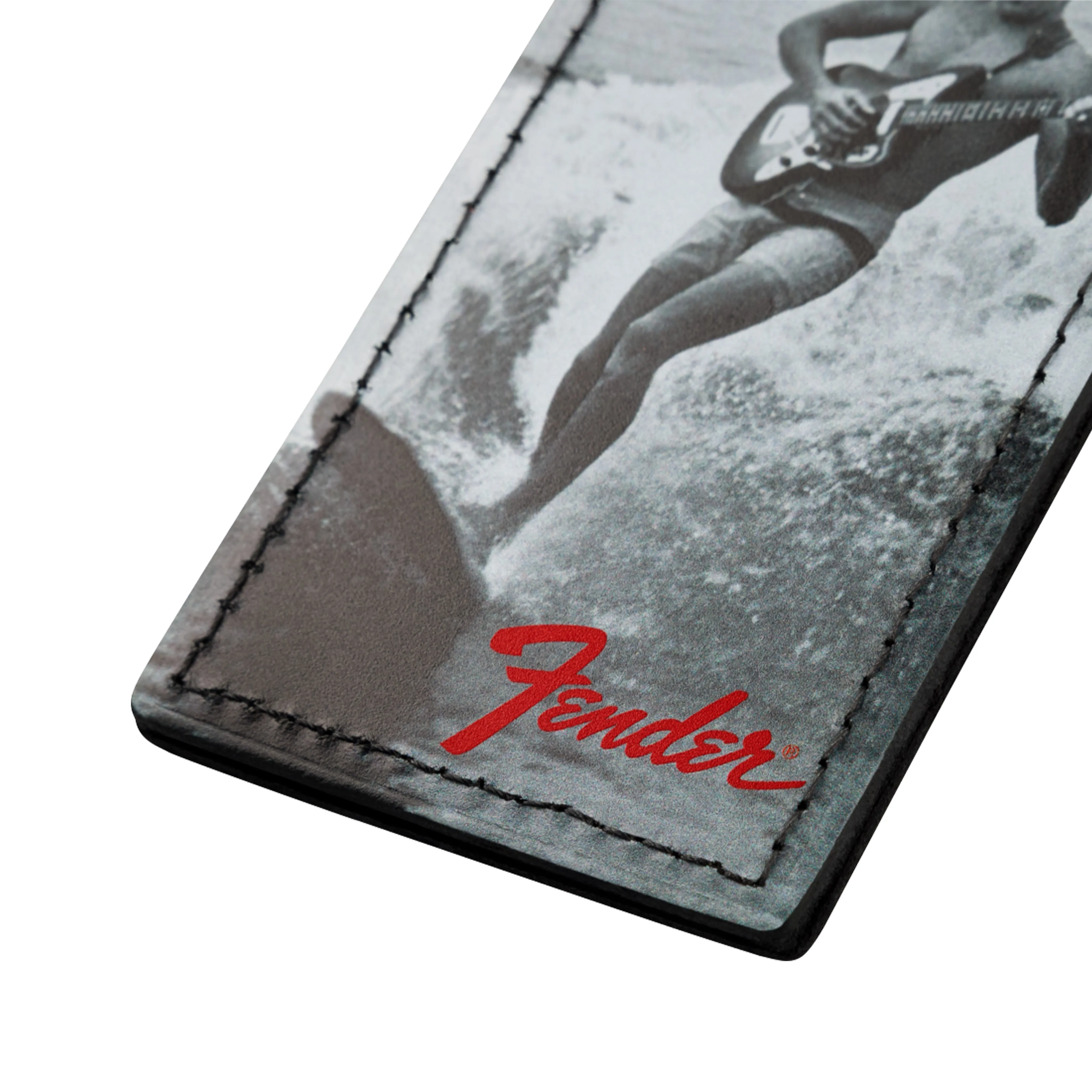 Fender Vintage Ad Surfer Luggage Tag