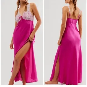 Free People Intimately Countryside Maxi Slip Dress Size Medium NWT