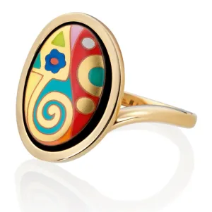 Freywille Klimt Hope Waterdrop Ring