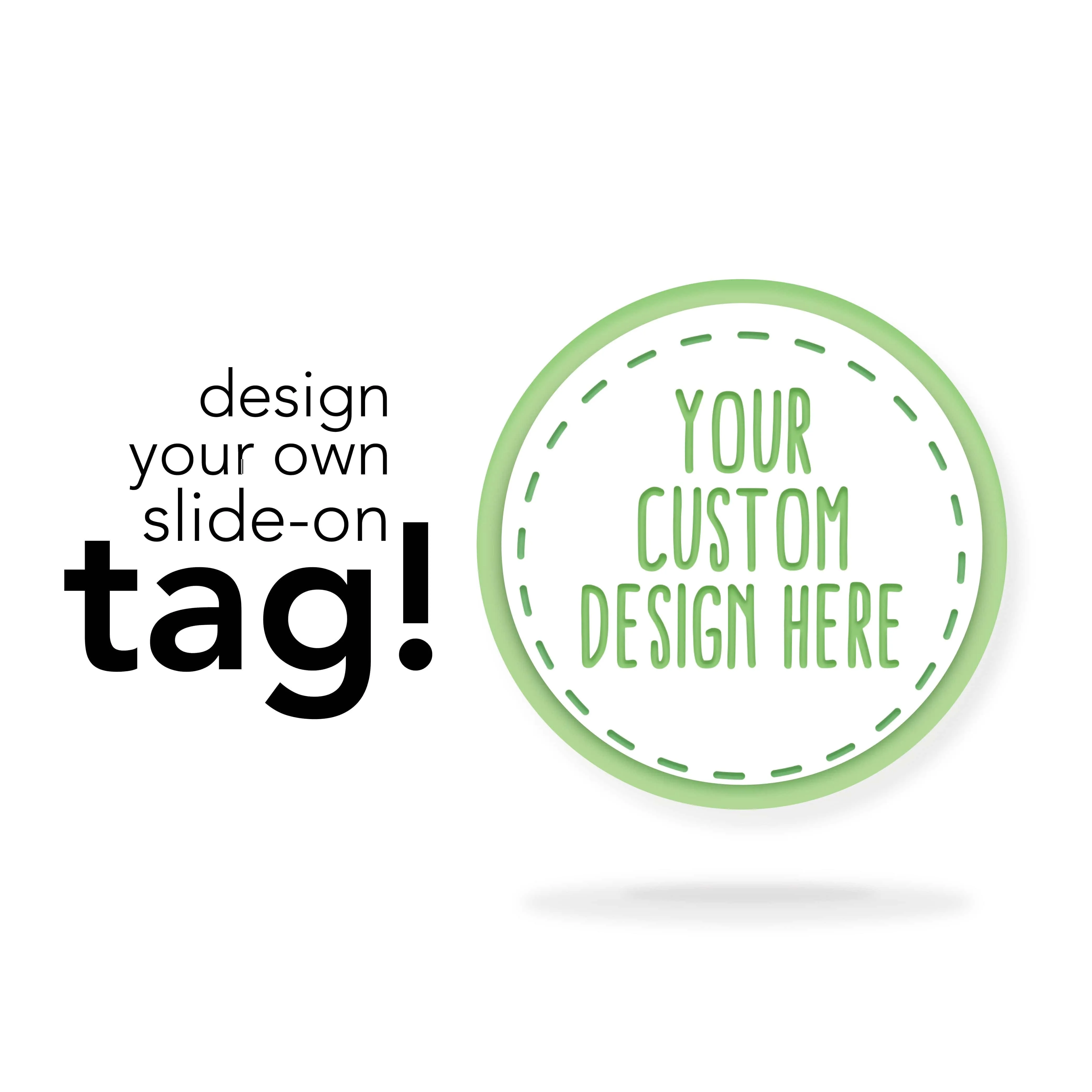 Glow In The Dark Slide-On Pet ID Tag | Custom Design