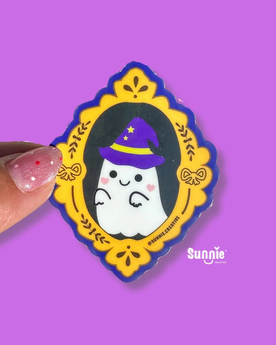 Glowy Ghost Sticker