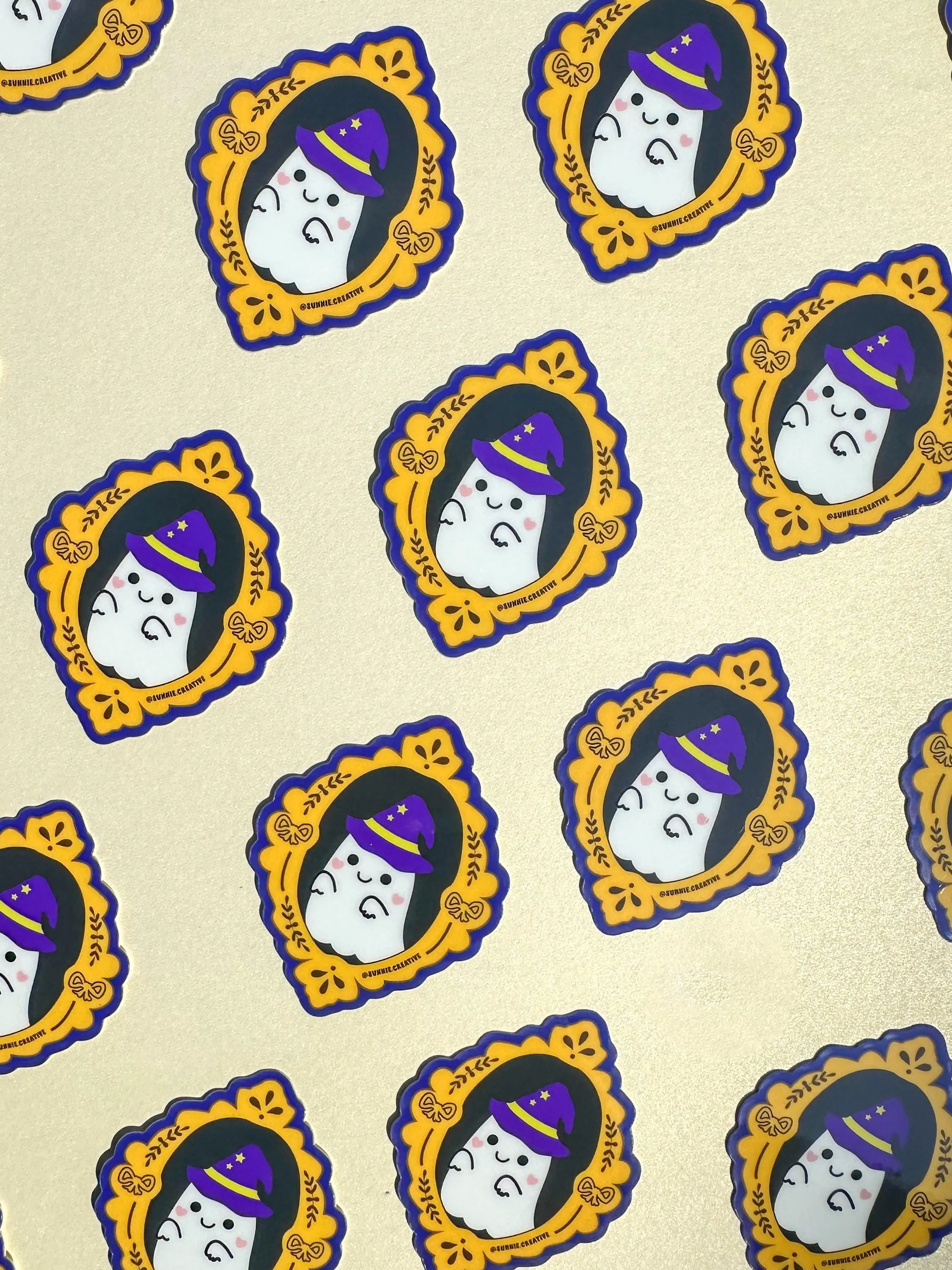 Glowy Ghost Sticker