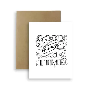 Good Things Greeting Card