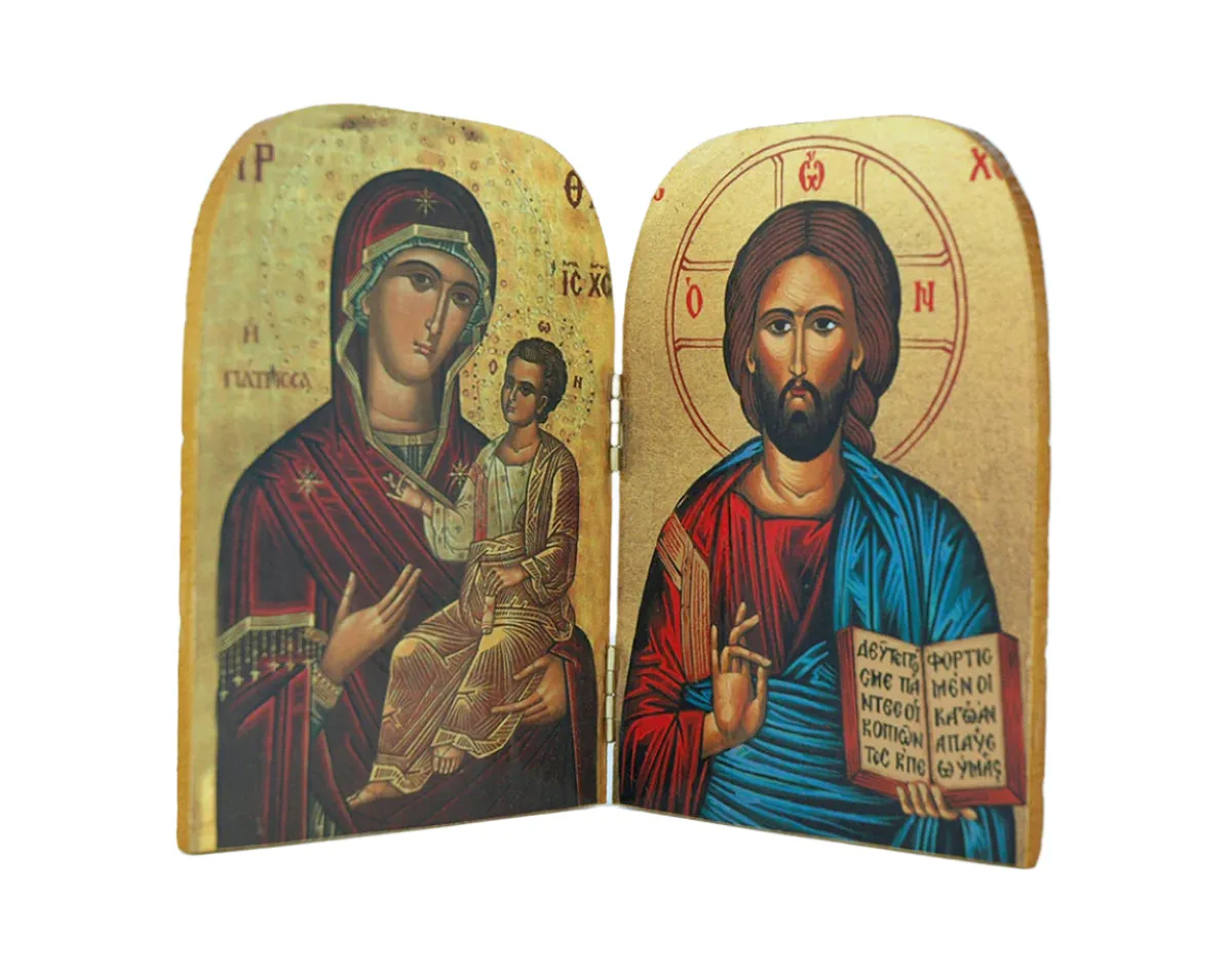 Greek Icon, Large Diptych