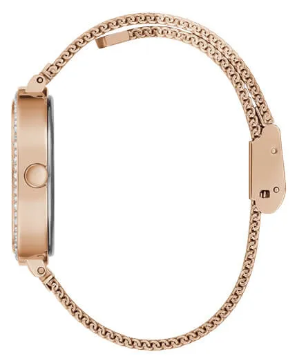 Guess Tapestry Rose Gold Watch
