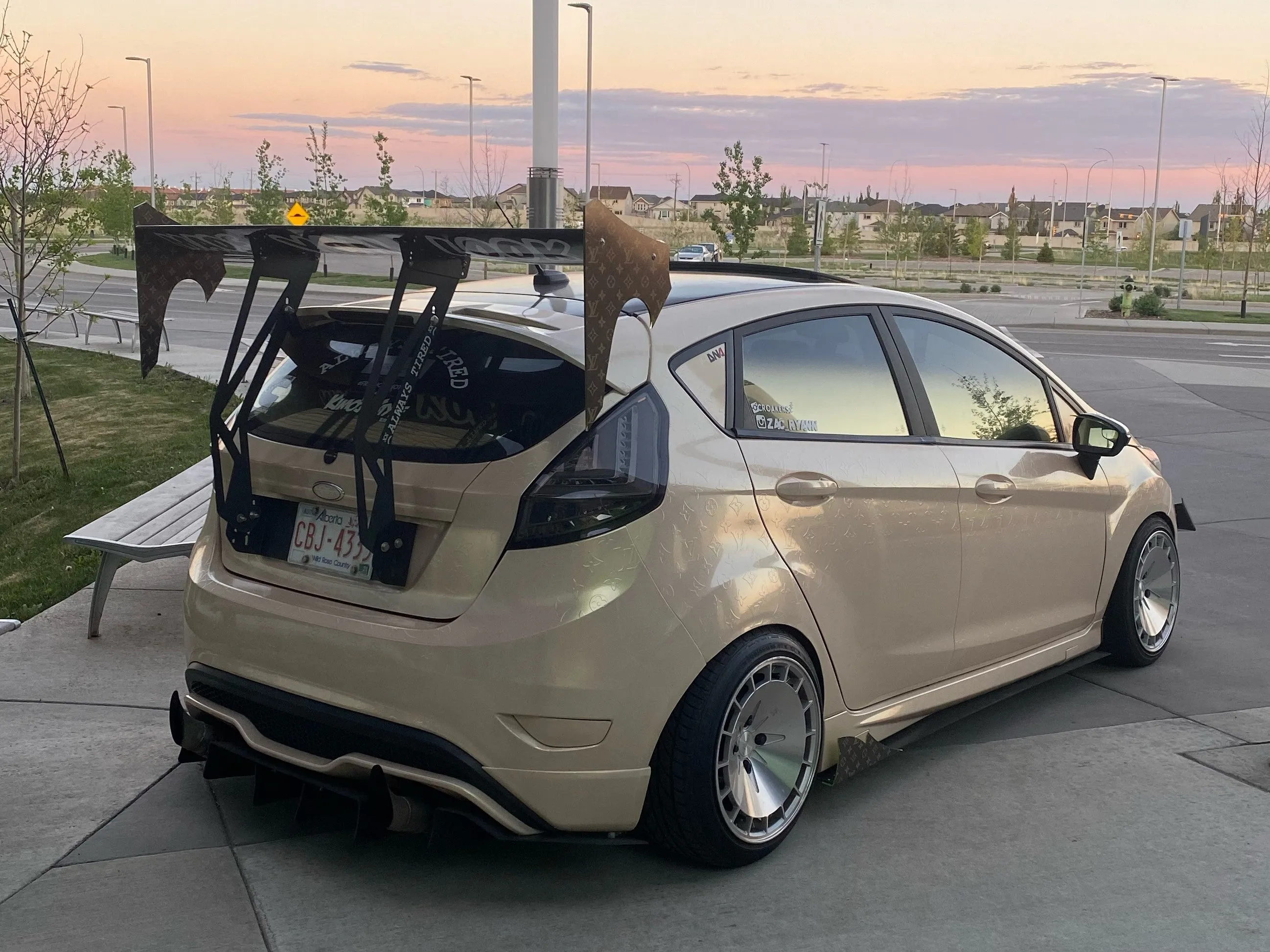 Hatch Mount Wing for 12-19 Ford Fiesta ST