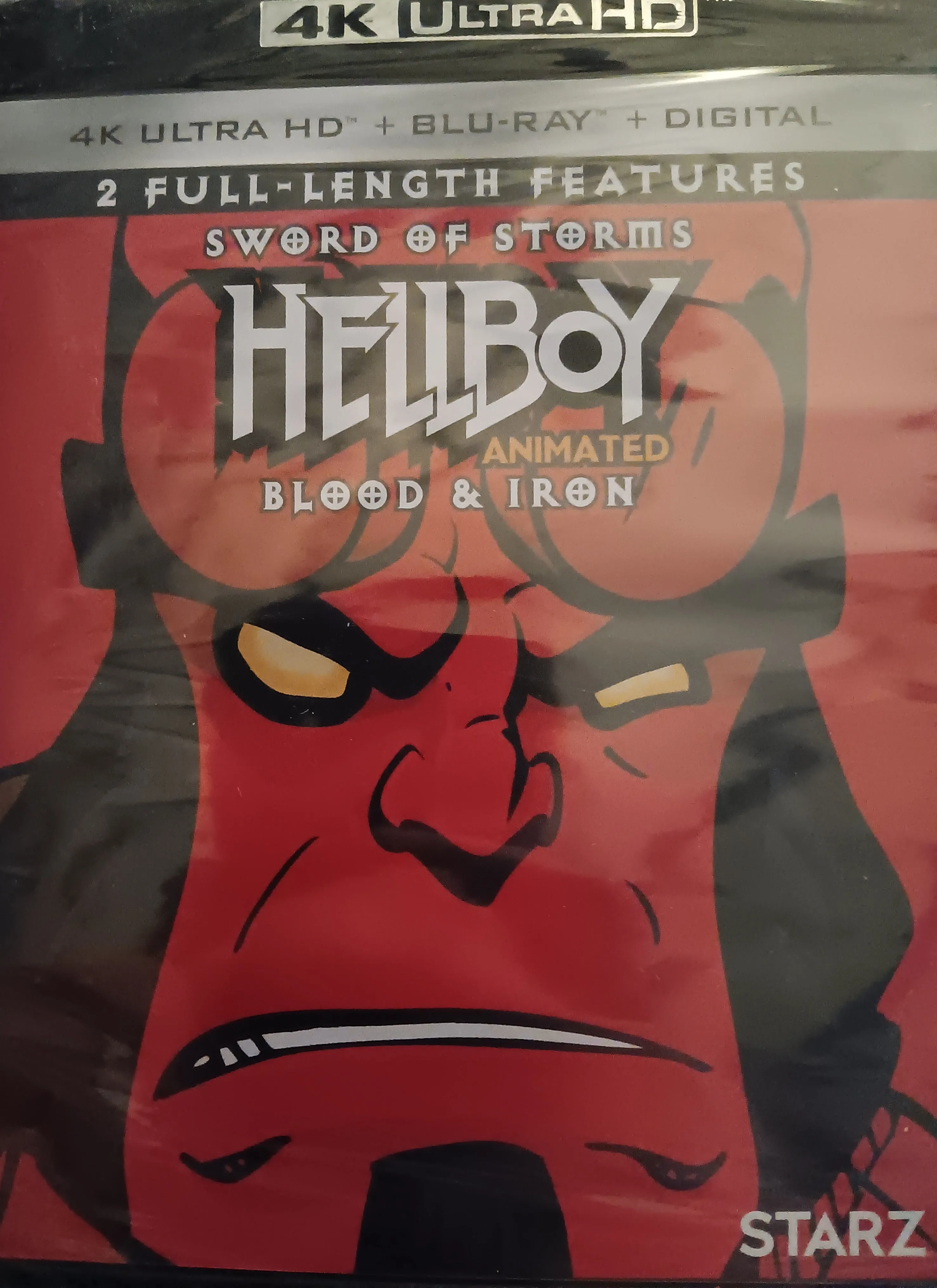 Hellboy Animated Sword of Storms   Blood and Iron [4K ULTRA HD BLU-RAY   DOWNLOAD CODE]
