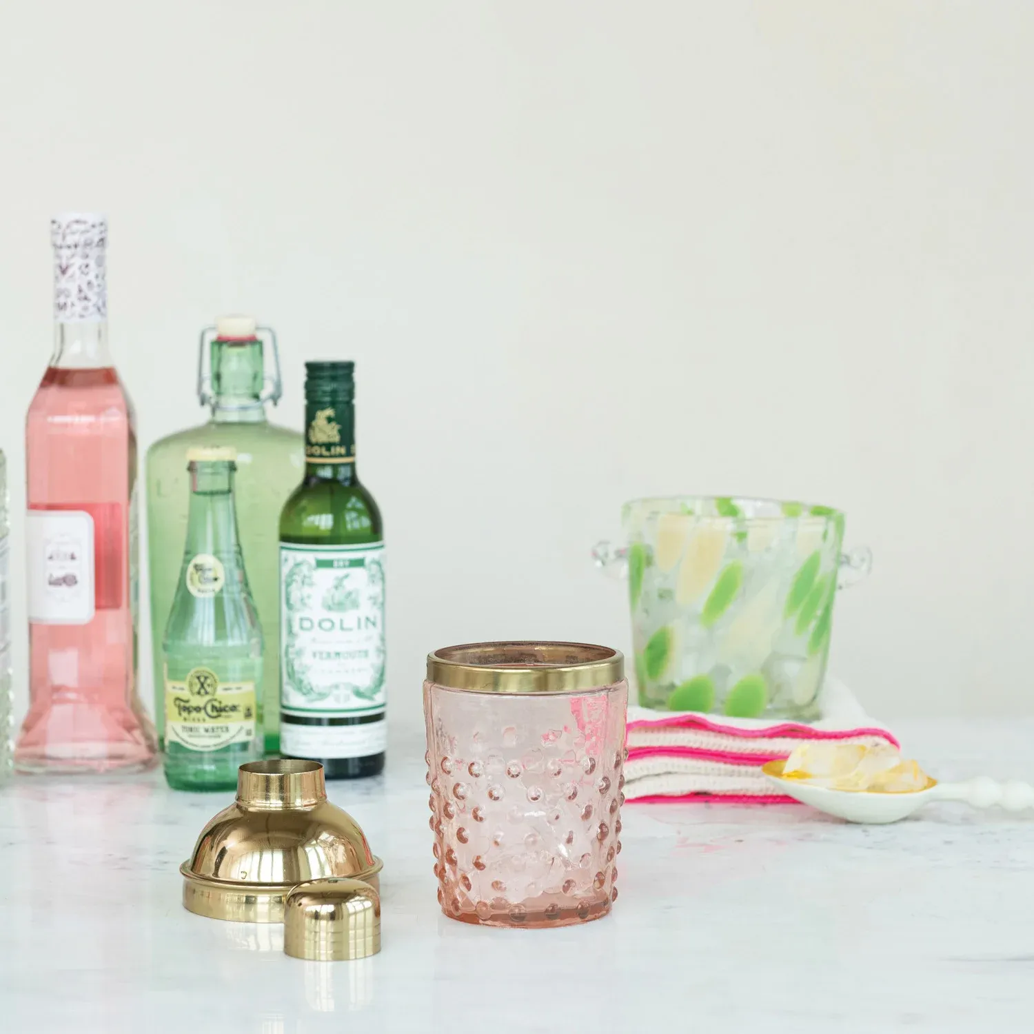 Hobnail Cocktail Shaker