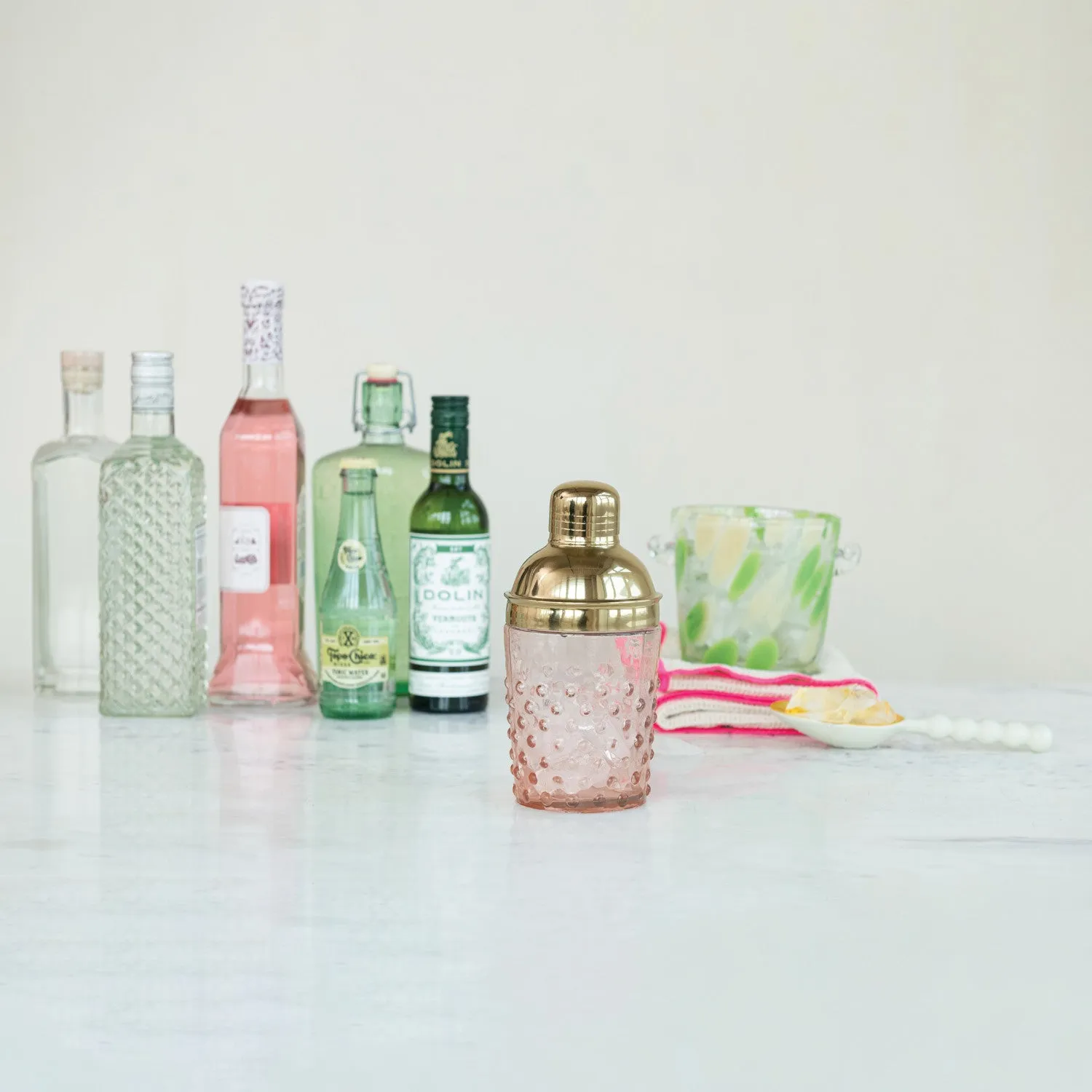Hobnail Cocktail Shaker