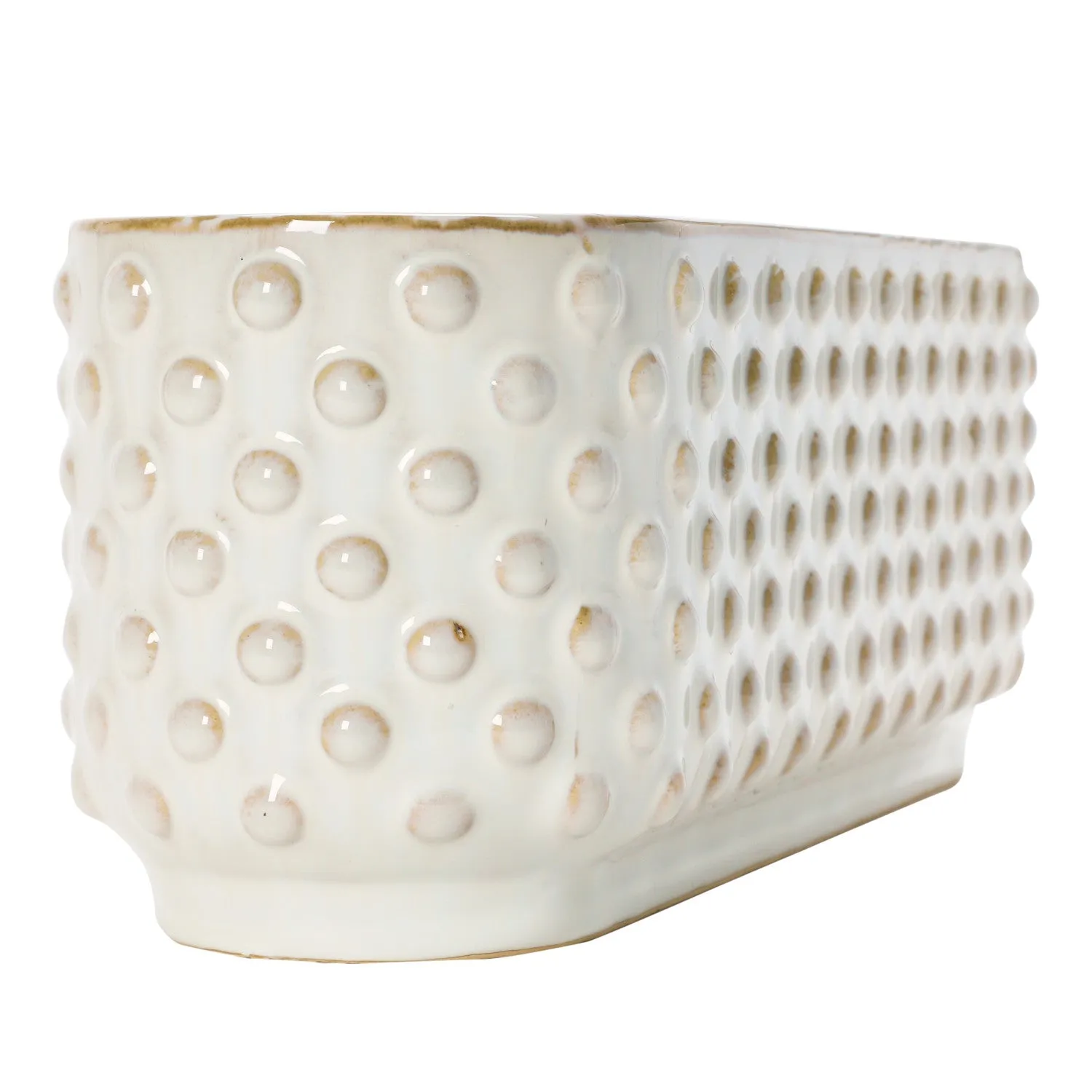 Hobnail Window Planter with 3 Sections
