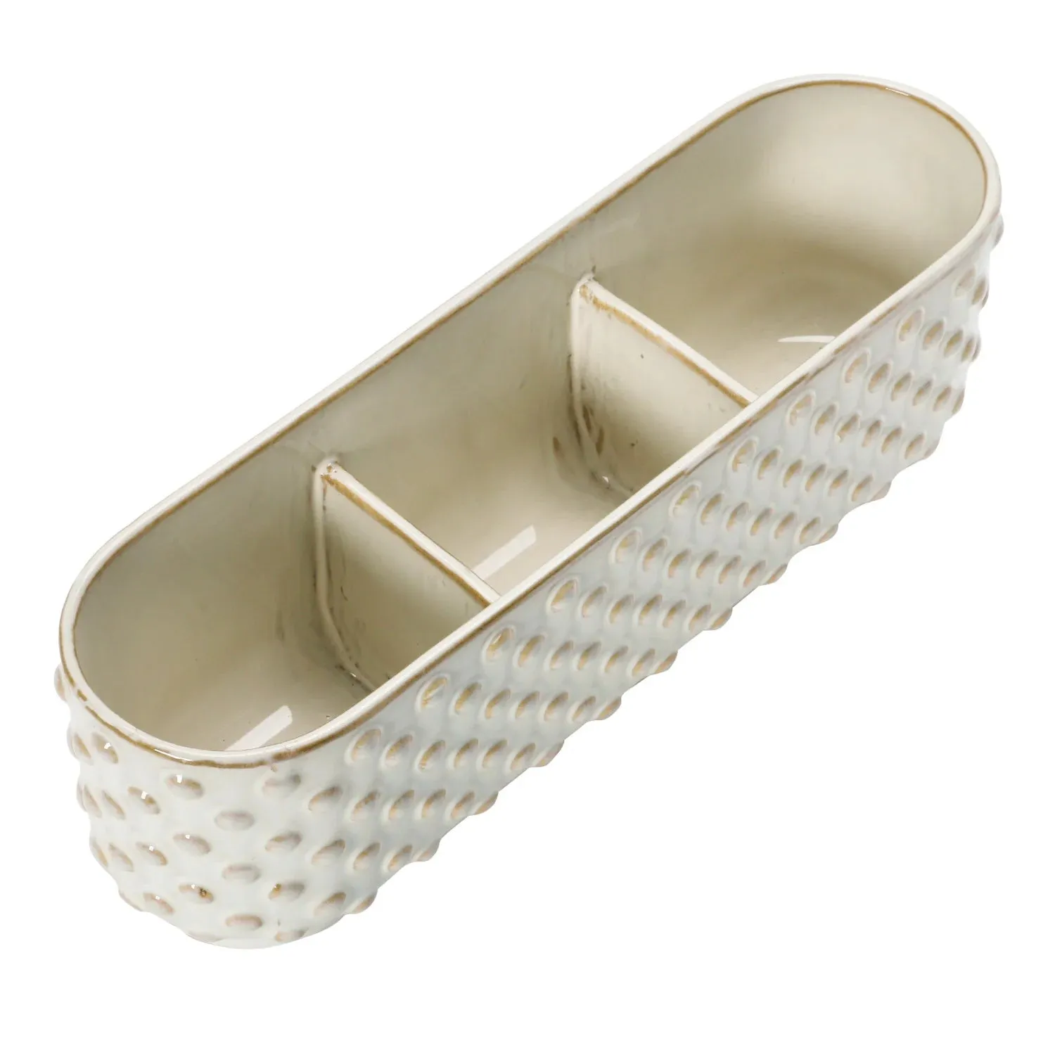 Hobnail Window Planter with 3 Sections
