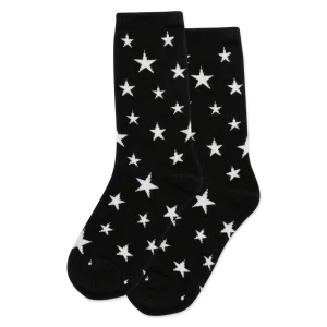 HOTSOX Kid's Glow In The Dark Stars Crew Socks