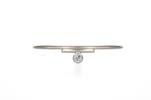Hugo Bracelet | Stepped Cuff in Diamond & 14k gold