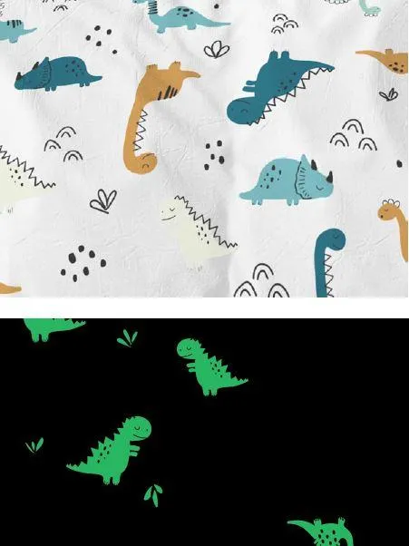 Jelly Bean GLOW ASAURUS Quilt Cover Set