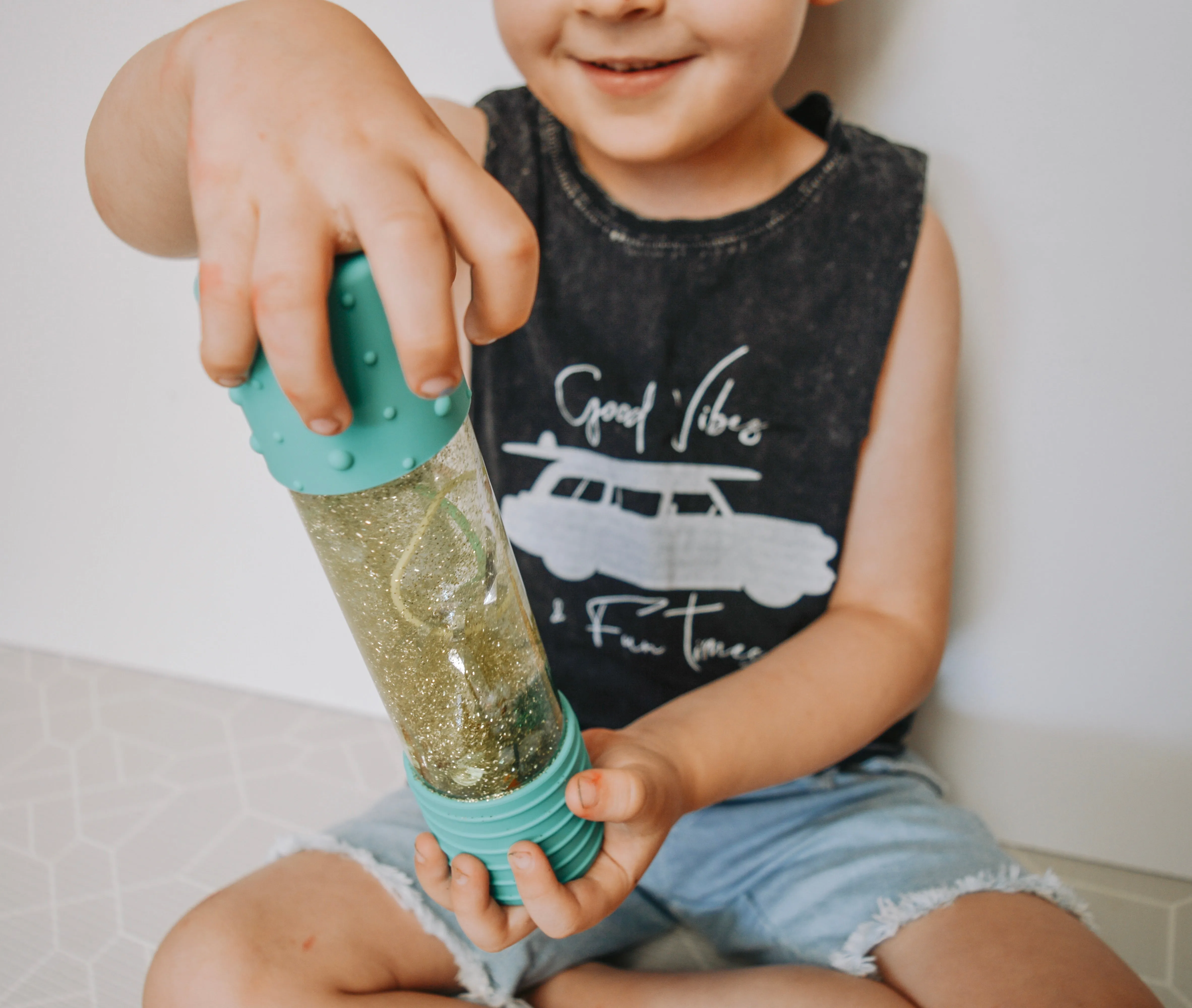 Jellystone DIY Calm Down Sensory Bottle - Fairy Garden