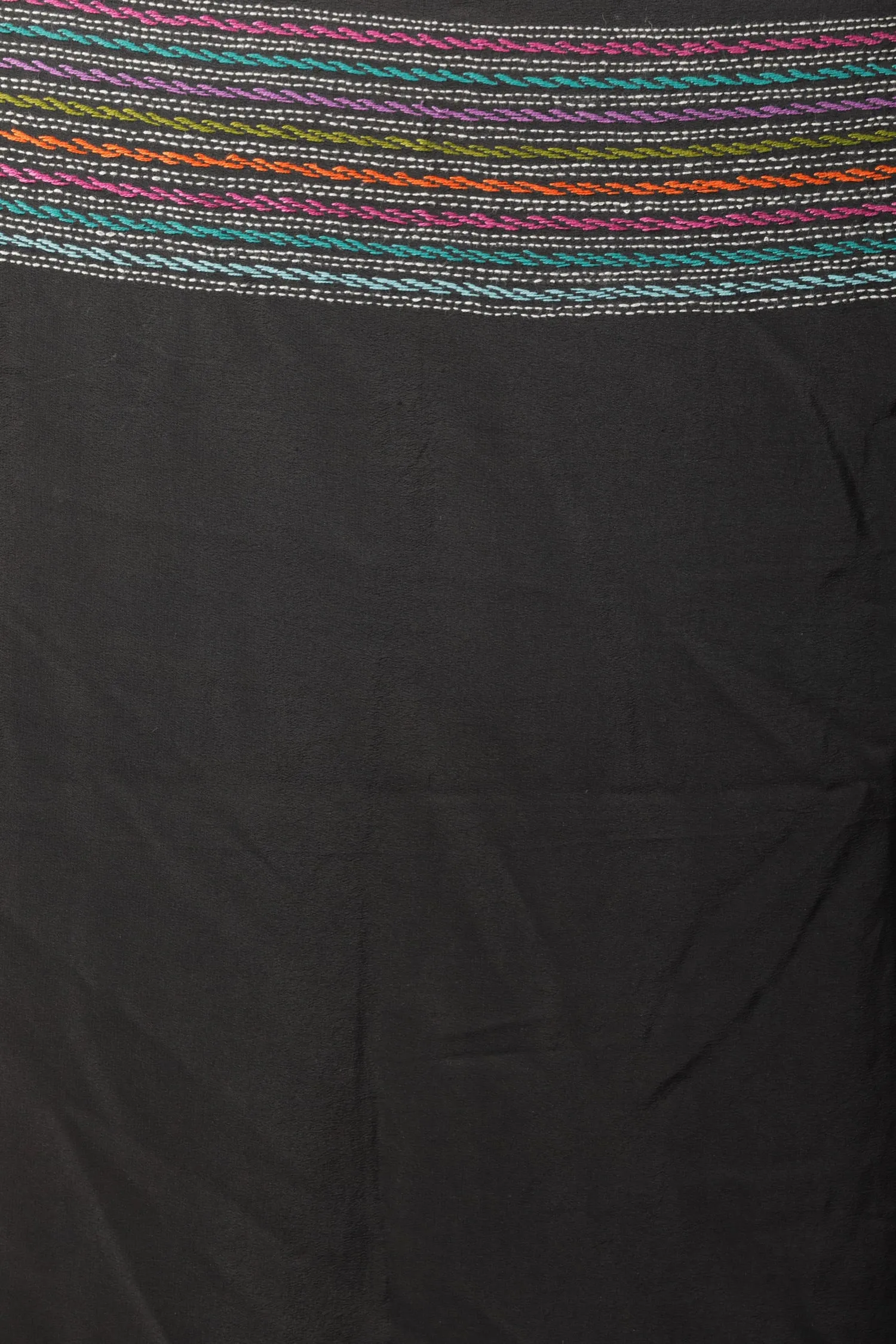 Joba Crepe Kantha Saree