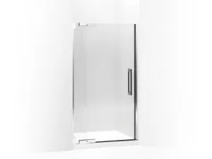 KOHLER K-705703-L Purist Pivot shower door, 72-1/4" H x 39-1/4 - 41-3/4" W, with 3/8" thick Crystal Clear glass