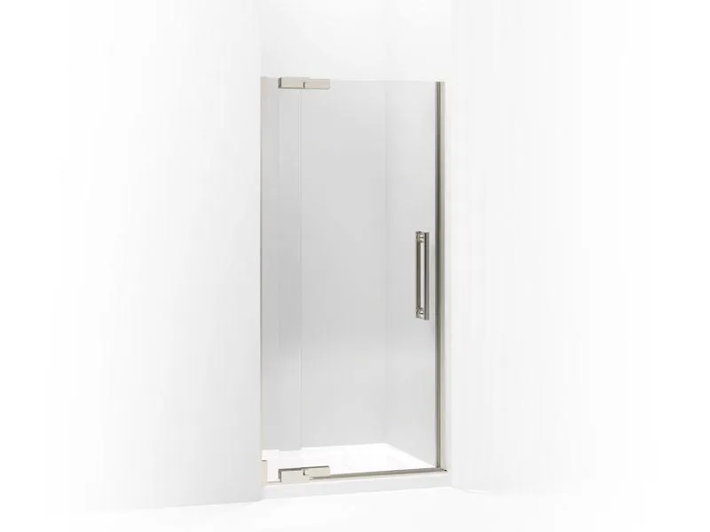KOHLER K-705712-L Purist Pivot shower door, 72-1/4" H x 30-1/4 - 32-3/4" W, with 1/2" thick Crystal Clear glass