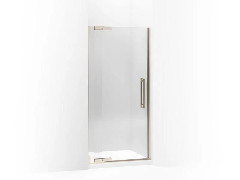 KOHLER K-705712-L Purist Pivot shower door, 72-1/4" H x 30-1/4 - 32-3/4" W, with 1/2" thick Crystal Clear glass