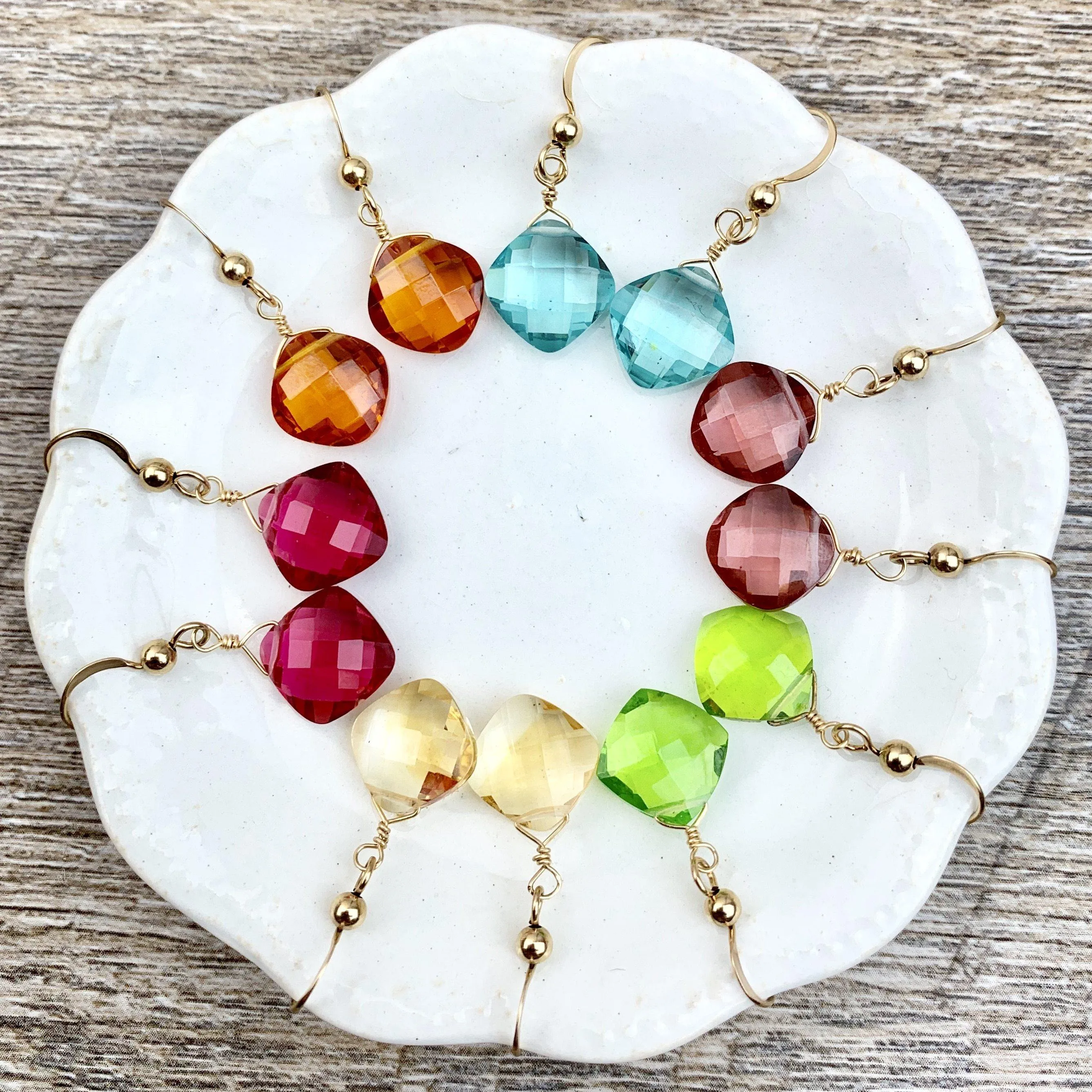 Kylie Fun Everyday Color Gem Earrings