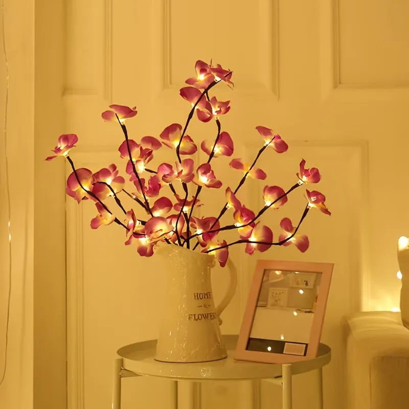 LED Butterfly Orchid Branch Light for Indoor Decoration