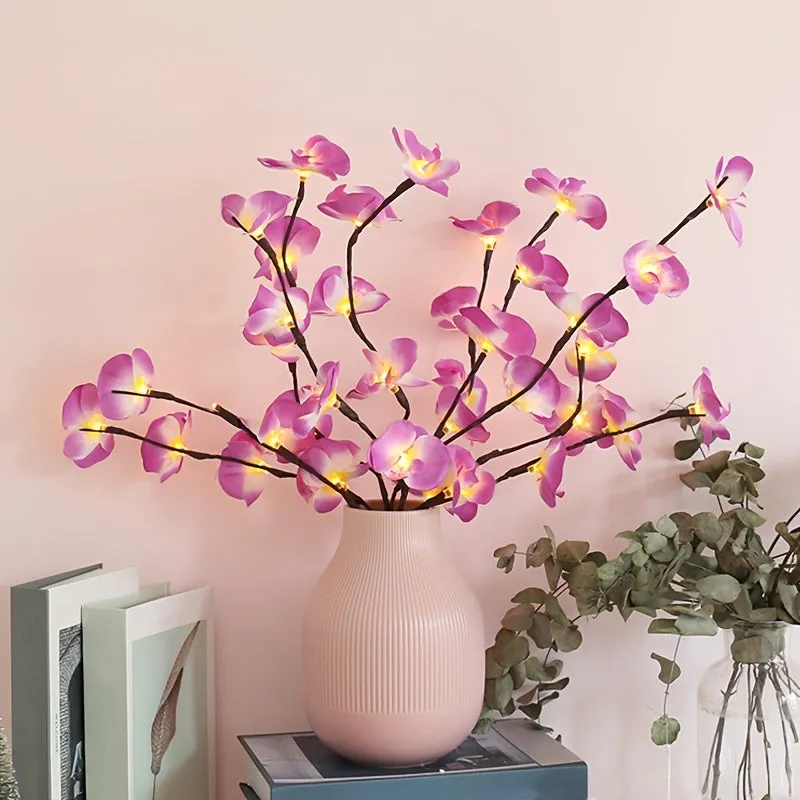LED Butterfly Orchid Branch Light for Indoor Decoration