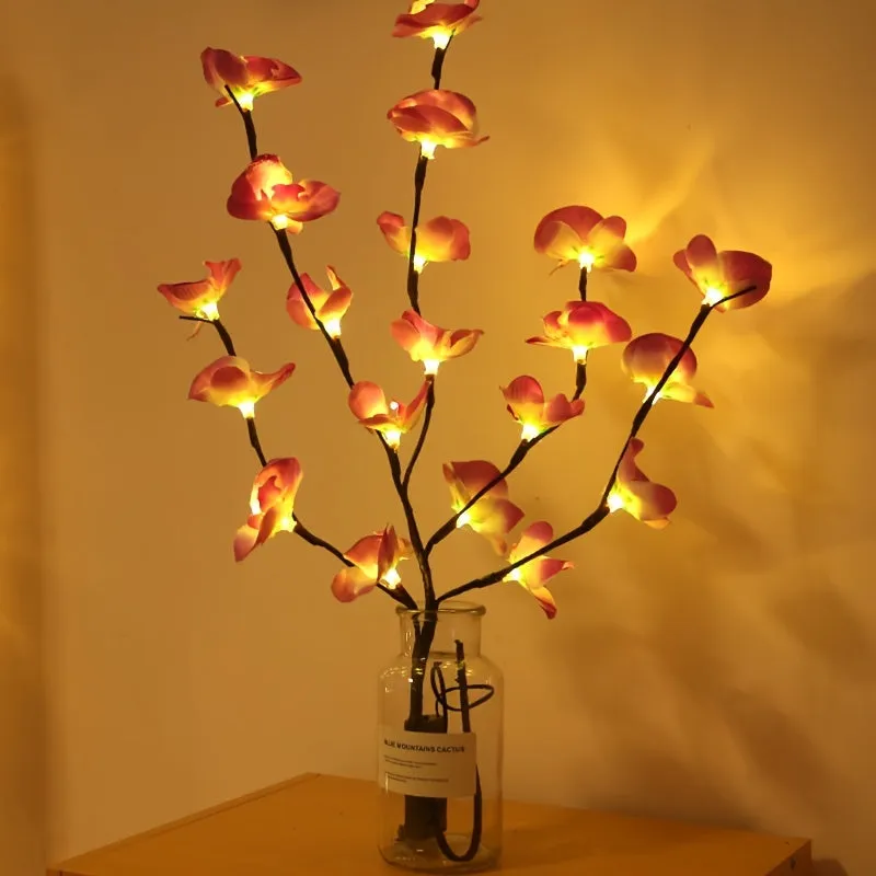 LED Butterfly Orchid Branch Light for Indoor Decoration