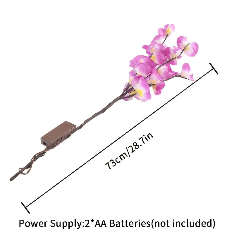 LED Butterfly Orchid Branch Light for Indoor Decoration