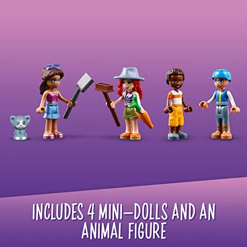 LEGO Friends Canal Houseboat 41702 Building Kit; Comes with 4 Mini-Dolls Including Mia and 1 Animal Toy; Birthday Gift for Kids Aged 7  (737 Pieces)