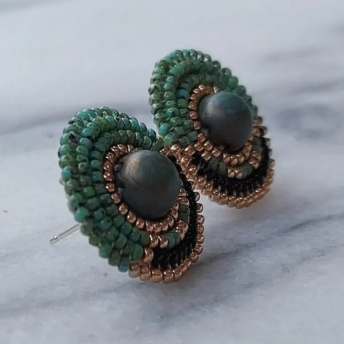 Little Green Earrings