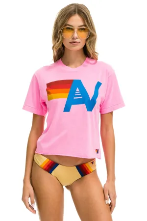 LOGO BOYFRIEND TEE - NEON PINK