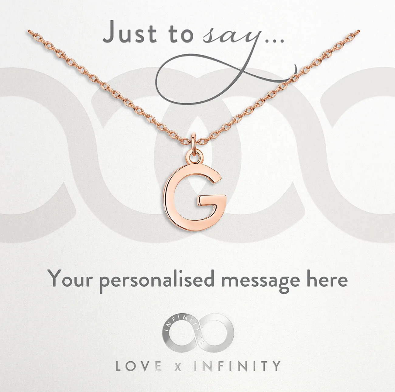 LXI Alphabet Pendant 'G'